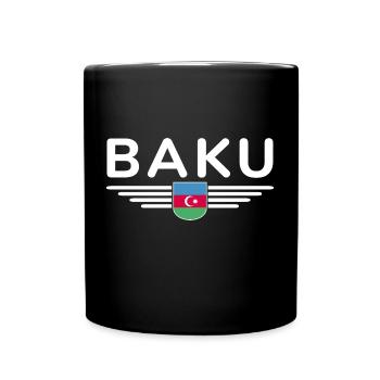 T-Shirt Bakou – Pour les fans de la capitale - Mug uni - noir - Devant