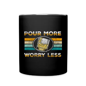 drinks longsdrinks - Tasse einfarbig - Schwarz - Vorne