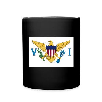 U.S. Virgin Islands - Full Colour Mug - black - Front