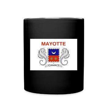 Mayotte - Full Colour Mug - black - Front