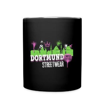 Dortmund Skyline City Germany Graffiti - Full Colour Mug - black - Front