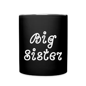 Big sister - Full Colour Mug - black - Front