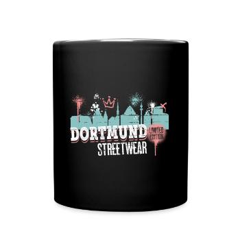 Dortmund Skyline City Germany Graffiti - Full Colour Mug - black - Front