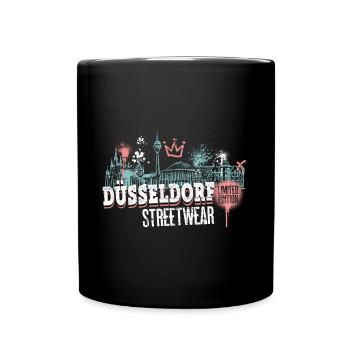Dusseldorf Skyline City Germany Graffiti - Full Colour Mug - black - Front