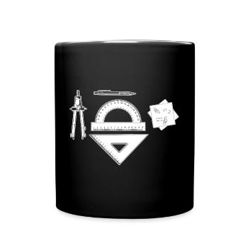 Architect Graphic - Full Colour Mug - black - Front