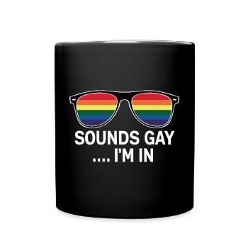 Déclaration de fierté amusante - Mug uni - noir - Devant