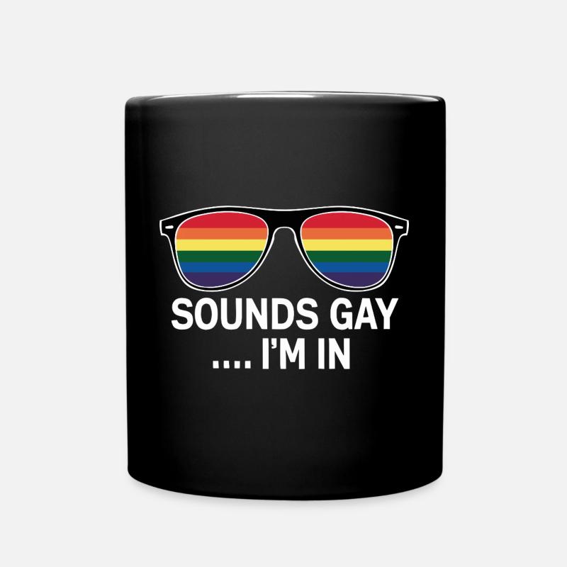 Fun Pride Statement - Full Colour Mug - black