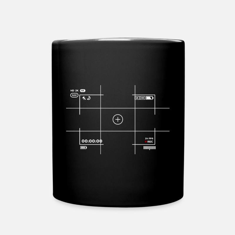 kamera - Tasse einfarbig - Schwarz