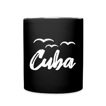 Cuba Vintage Caribbean Cuba - Full Colour Mug - black - Front