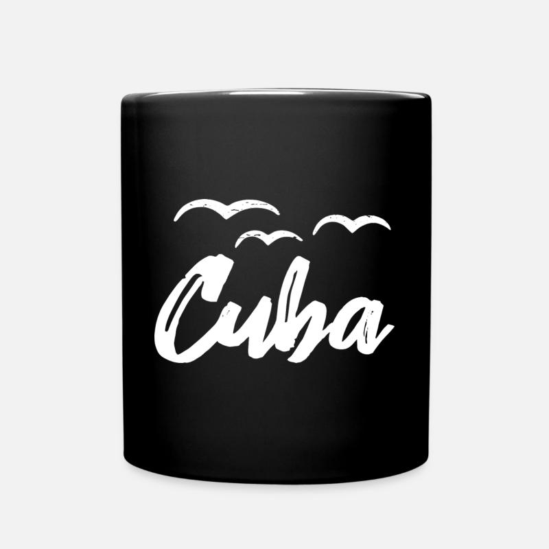 Kuba Vintage Karibik Cuba - Tasse einfarbig - Schwarz