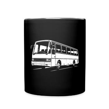 Klassiker der Straße - Tasse einfarbig - Schwarz - Vorne