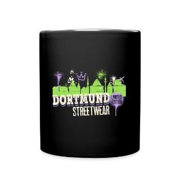 Dortmund Skyline City Germany Graffiti - Full Colour Mug - black - Front