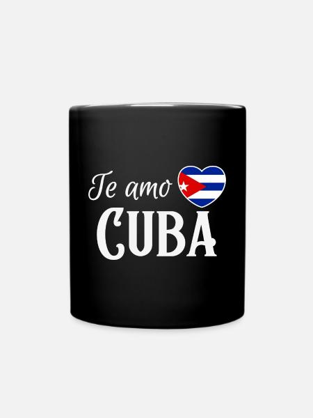 Ich liebe Kuba, made in Cuba - Tasse einfarbig - Schwarz