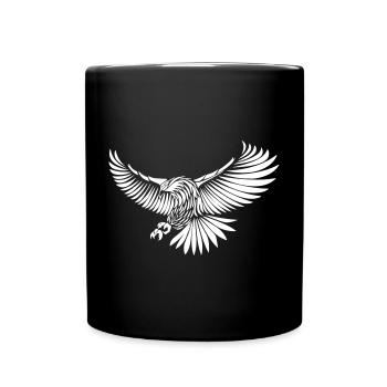 Heraldic Eagle Power - Full Colour Mug - black - Front