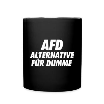 AFD Alternative for Stupid Signs Set - Full Colour Mug - black - Front
