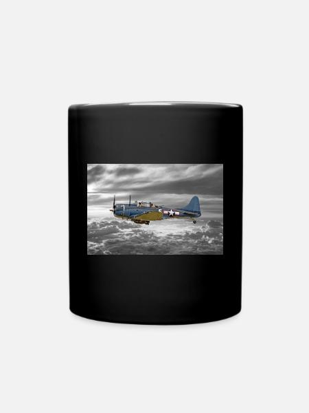 SBD Dauntless - Tasse einfarbig - Schwarz