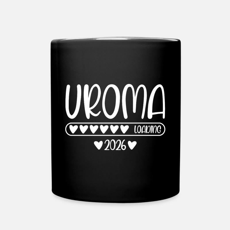 Uroma 2026 loading - Tasse einfarbig - Schwarz