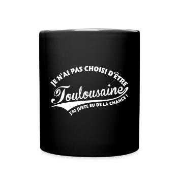 Toulousaine Chanceuse - Mug uni - noir - Devant