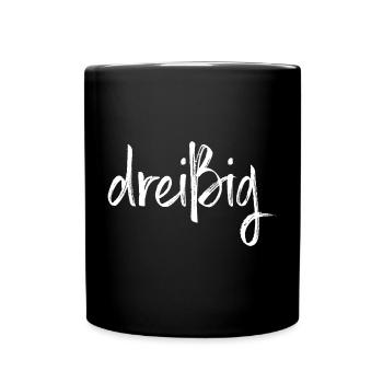 30 dreißig 30. Geburtstag Geschenk - Tasse einfarbig - Schwarz - Vorne