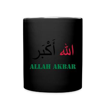 Allah Akbar - Full Colour Mug - black - Front