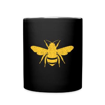 Abeille abeille insecte - Mug uni - noir - Devant