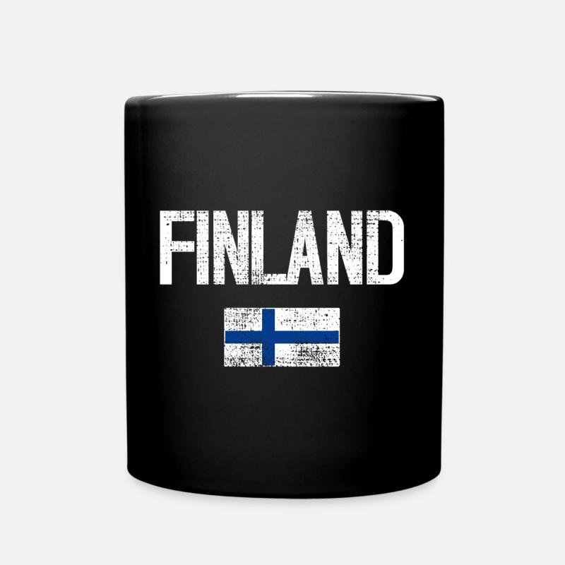 Finlande - Mug uni - noir