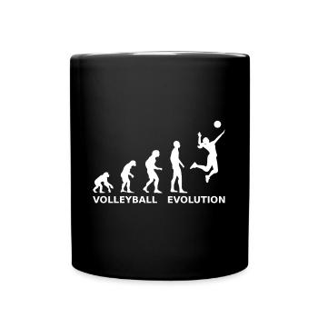 Volley-ball Evolution - Mug uni - noir - Devant