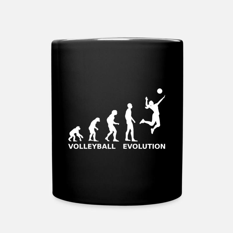 Volley-ball Evolution - Mug uni - noir