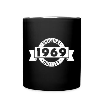 1969 original birthday - Full Colour Mug - black - Front