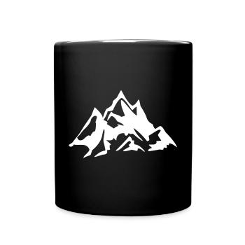 Mountains - Mountains - Full Colour Mug - black - Front