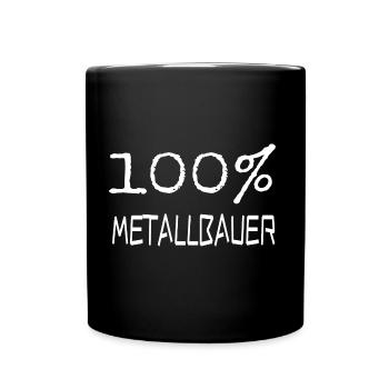 100% metalworker - Full Colour Mug - black - Front