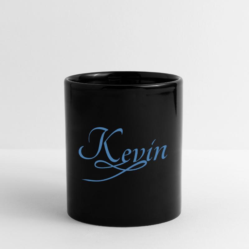 Kevin in cursive script Full Colour Mug