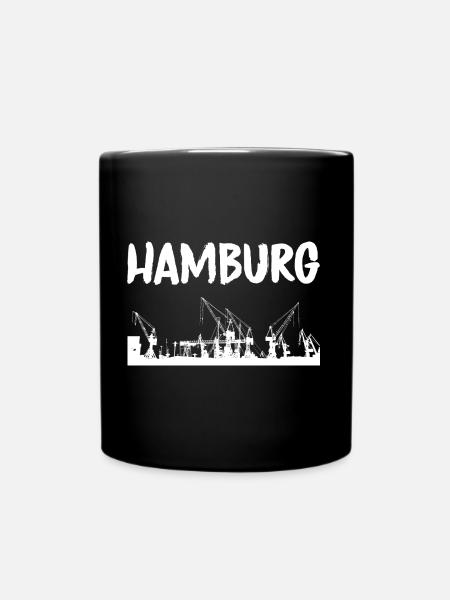 Hambourg - Mug uni - noir