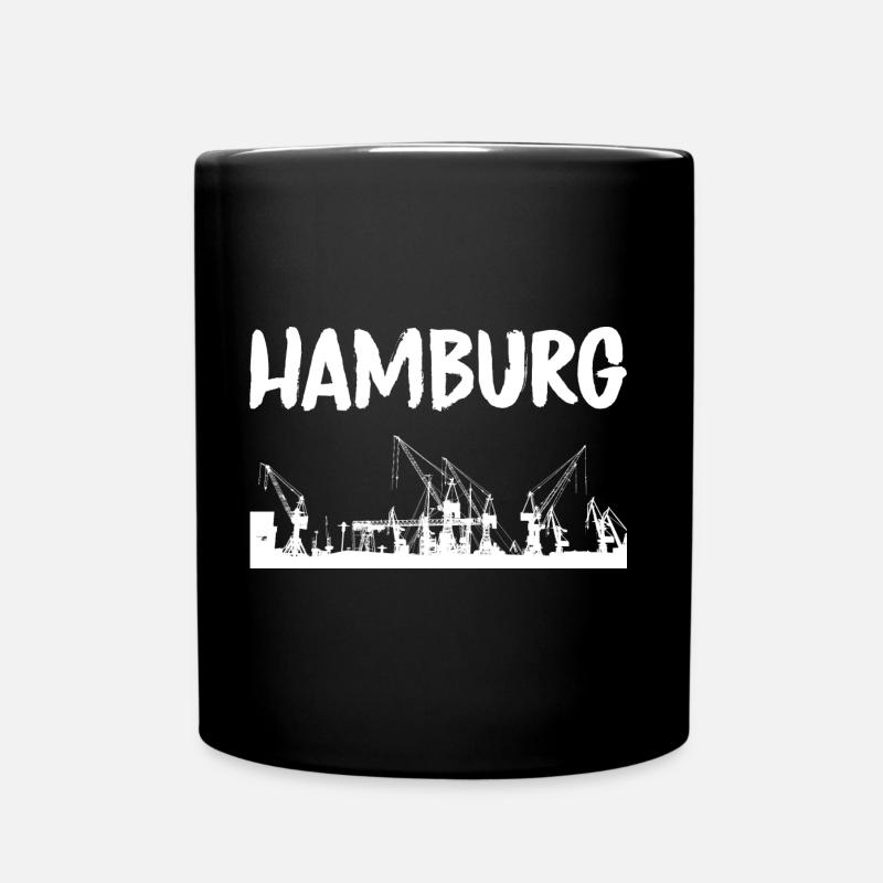 Hamburg - Full Colour Mug - black