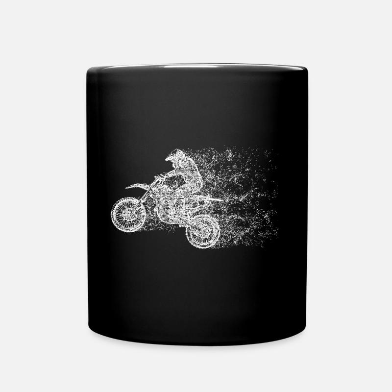Kreuz B Motorrad - Tasse einfarbig - Schwarz