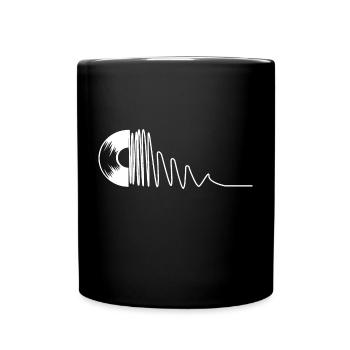 Records music love wave - Full Colour Mug - black - Front
