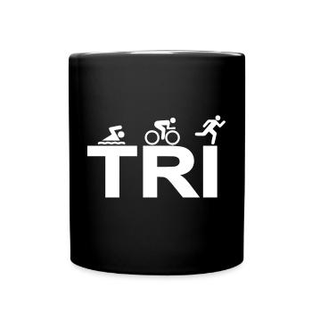 triathlon - Full Colour Mug - black - Front