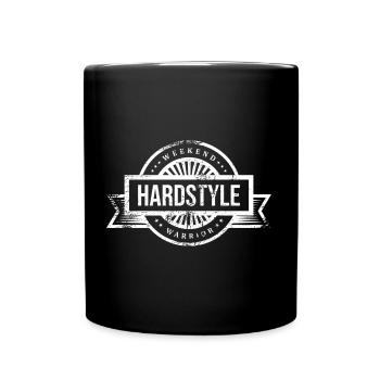 Hardstyle Weekend Warrior - Tasse einfarbig - Schwarz - Vorne
