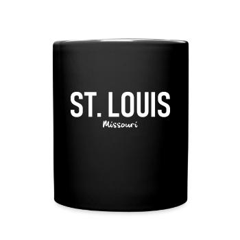 St. Louis - Missouri - Etats-Unis - Etats-Unis - Etats-Unis - Mug uni - noir - Devant