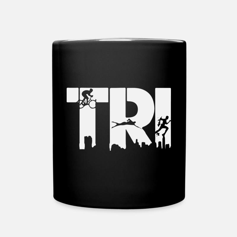 Triathlon - Mug uni - noir