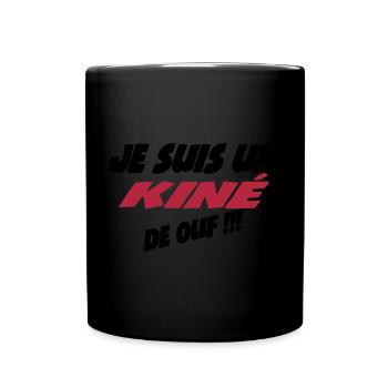 Je suis un kiné de ouf !!! 222 - Full Colour Mug - black - Front