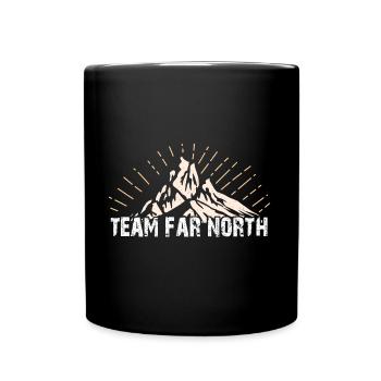 Team Far North | Nordland | North - Full Colour Mug - black - Front