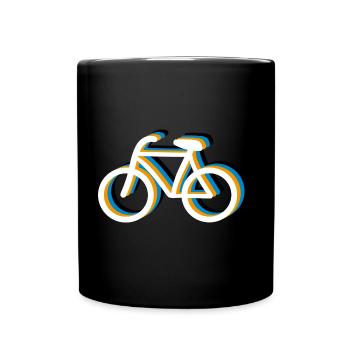 Bicycle bike - Full Colour Mug - black - Front