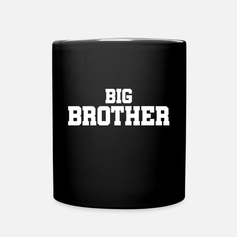 Big Brother - Großer Bruder - Kinder - Geschwister - Tasse einfarbig - Schwarz
