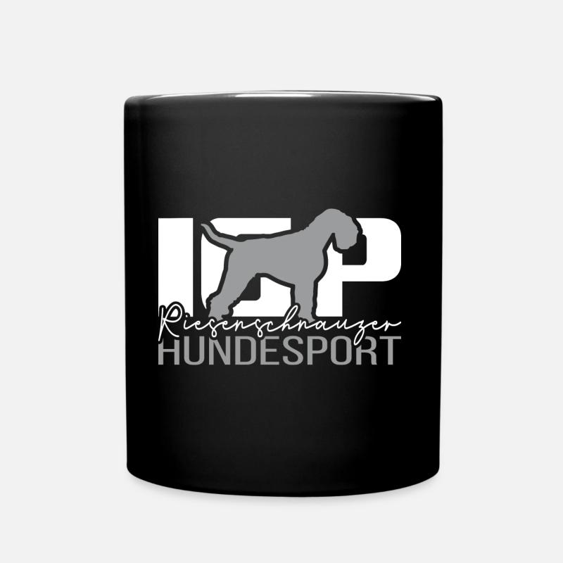 IGP RIESENSCHNAUZER HUNDESPORT Wilsigns Hunde - Tasse einfarbig - Schwarz