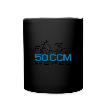 Moped SR2 50 ccm Emblem - Tasse einfarbig - Schwarz - Vorne
