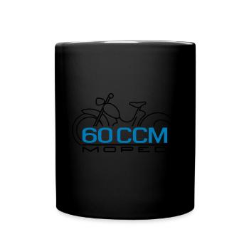 Moped SR2 60 ccm Emblem - Tasse einfarbig - Schwarz - Vorne