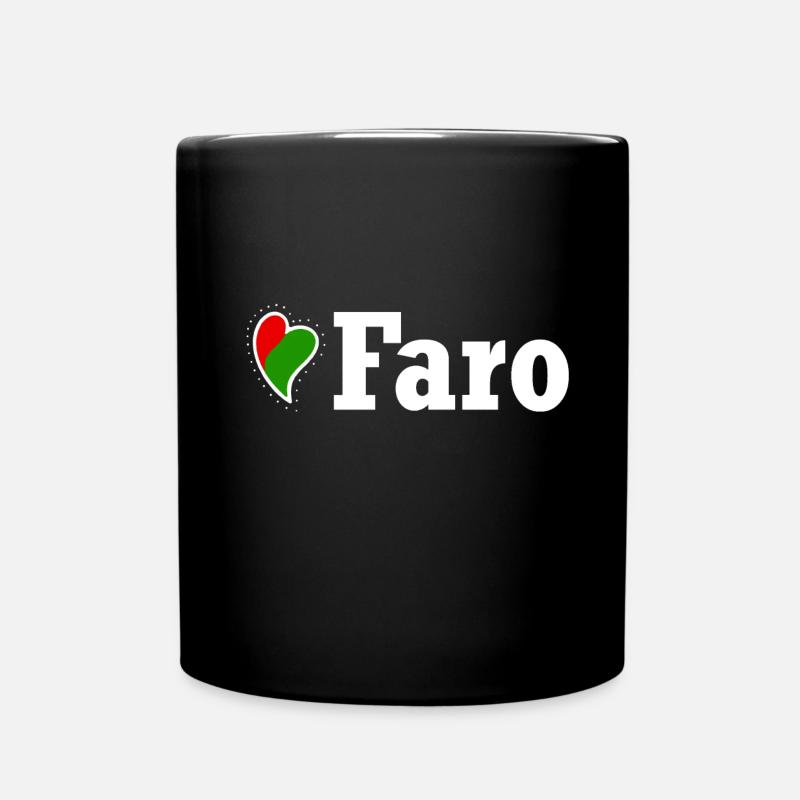 faro - Tasse einfarbig - Schwarz