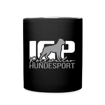 ROTTWEILER IGP Hundesport Hunde Hund Wilsigns - Tasse einfarbig - Schwarz - Vorne