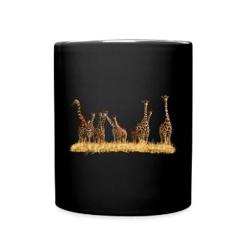 Giraffes - Full Colour Mug - black - Front